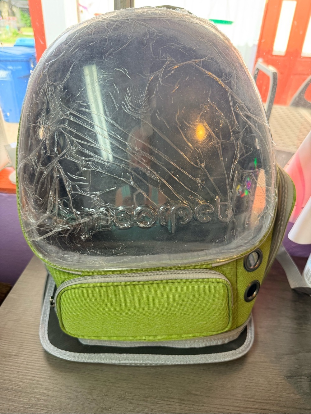 Moorpet Transparent Bubble Pet Carrier Backpack 15-18 Lbs